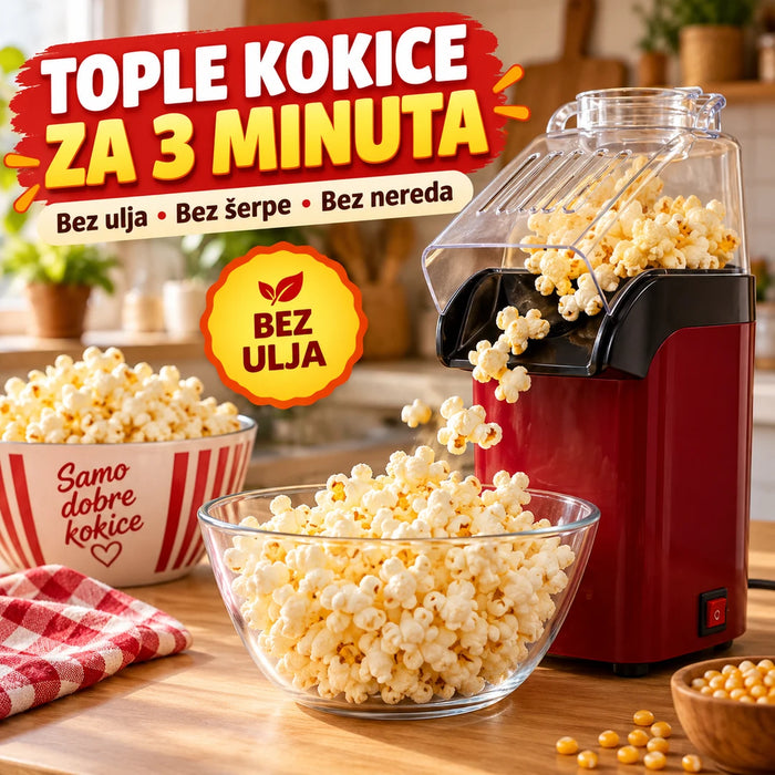 Aparat za Kokice bez Ulja
