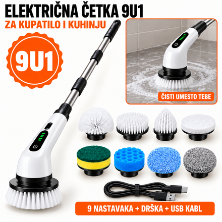 9U1 Električna Četka za Čišćenje